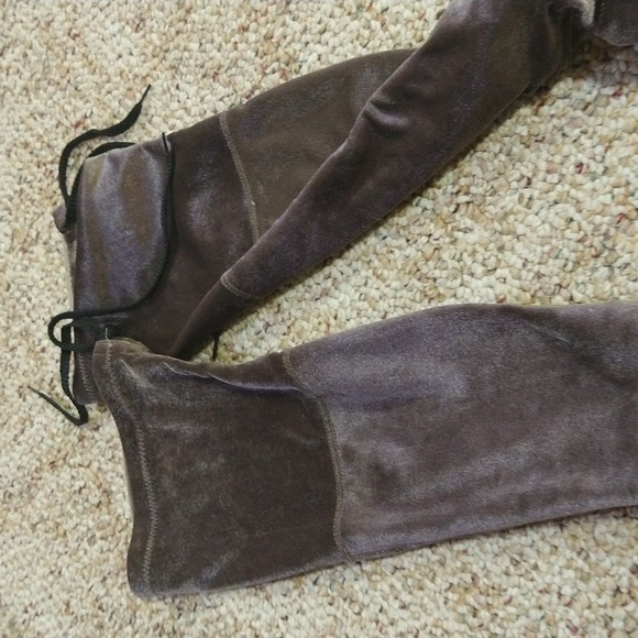 HOSK PICK Size 6 velvet Steve Madden high heel over the knee boots - Picture 6 of 16
